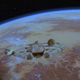 This is not a Mandalorian spoiler. The Millennium Falcon doesn’t appear. It’s just a shot of Tatooine from a few years earlier, during Return of the Jedi.